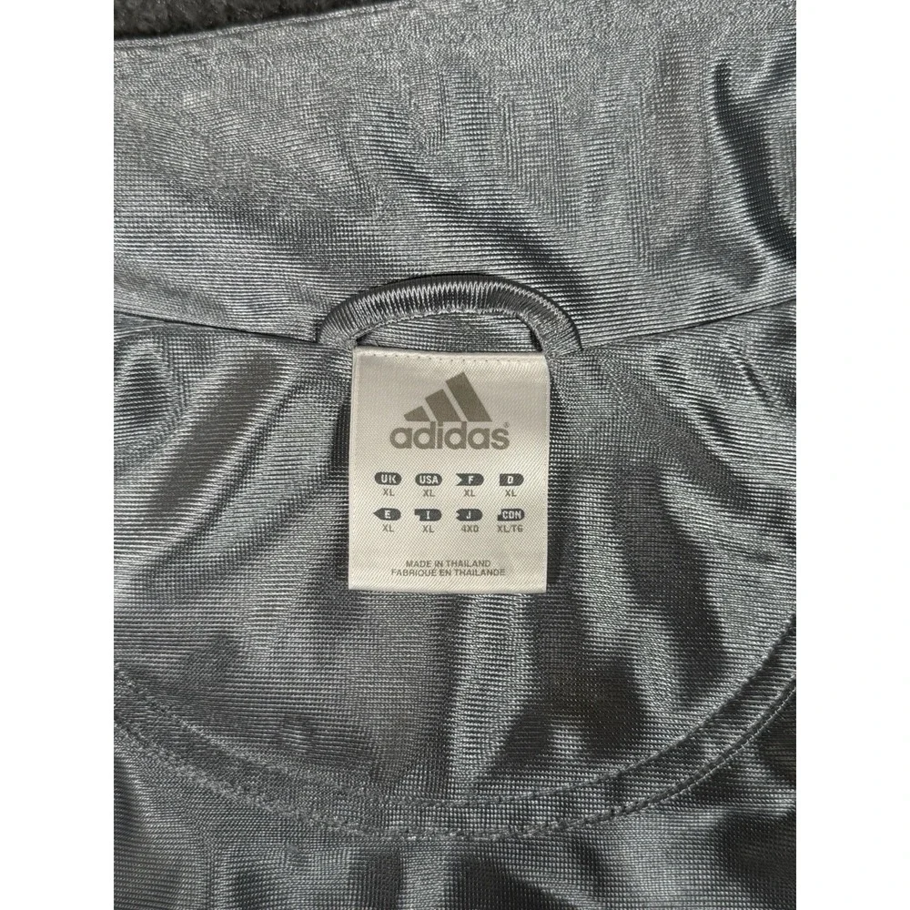 Vintage Adidas Tracy McGrady T-Mac Warm Up Jacket Silver Full Zip Men's XL Y2K
